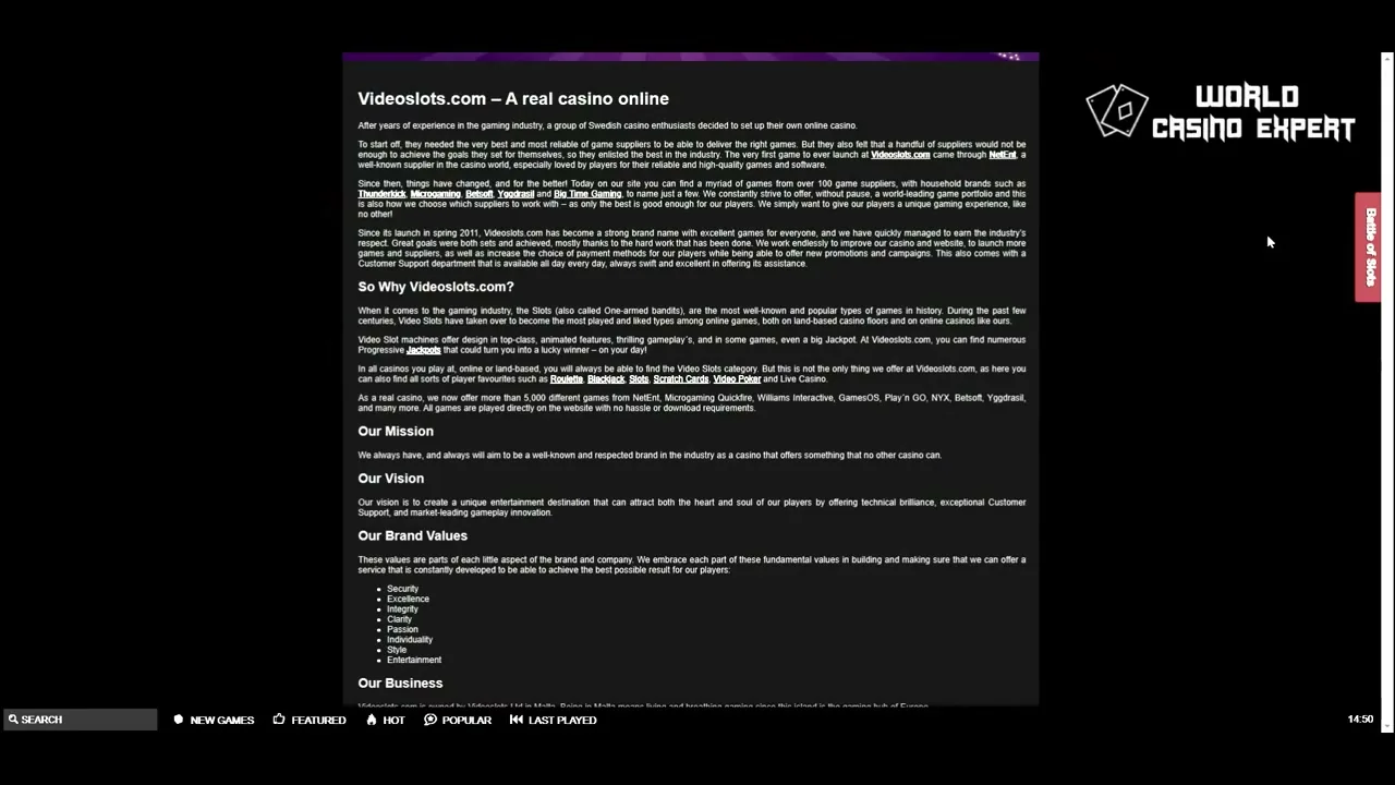 Reseña de Platincasino